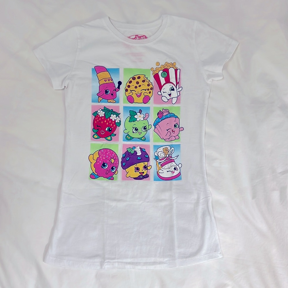 Shopkins Girls T-shirt; Size XL (14-16)